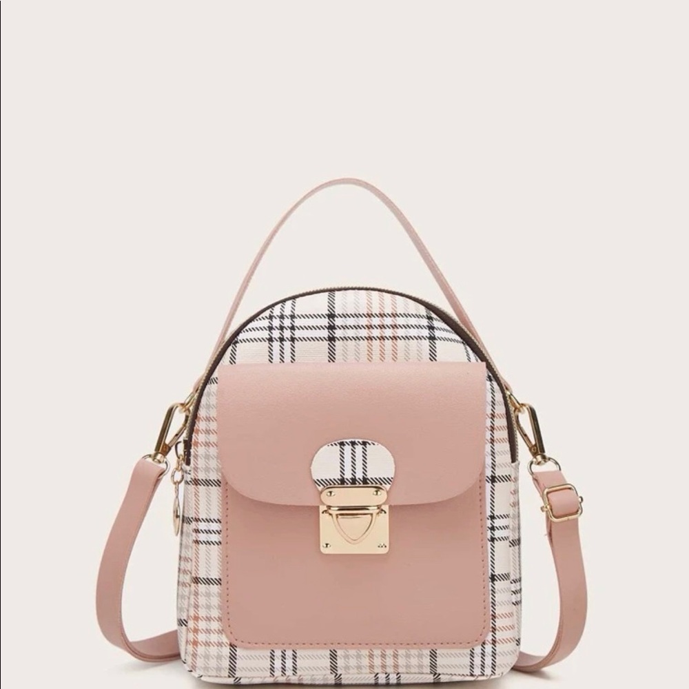 NWOT Shein plaid Crossbody bag